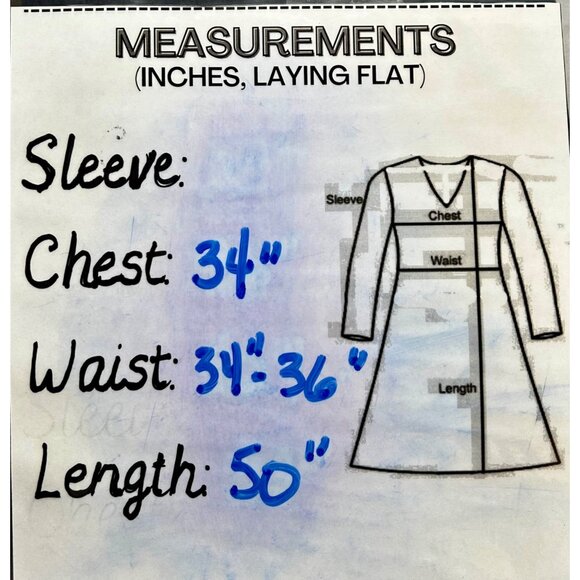 Connected Apparel Navy Crinkle Timeless Textured Minimalism Maxi‎ Dress Sz 10 - Picture 7 of 8